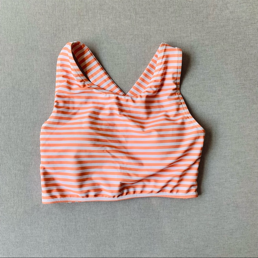 Albion Game Changer Swim Top, Orange Stripe